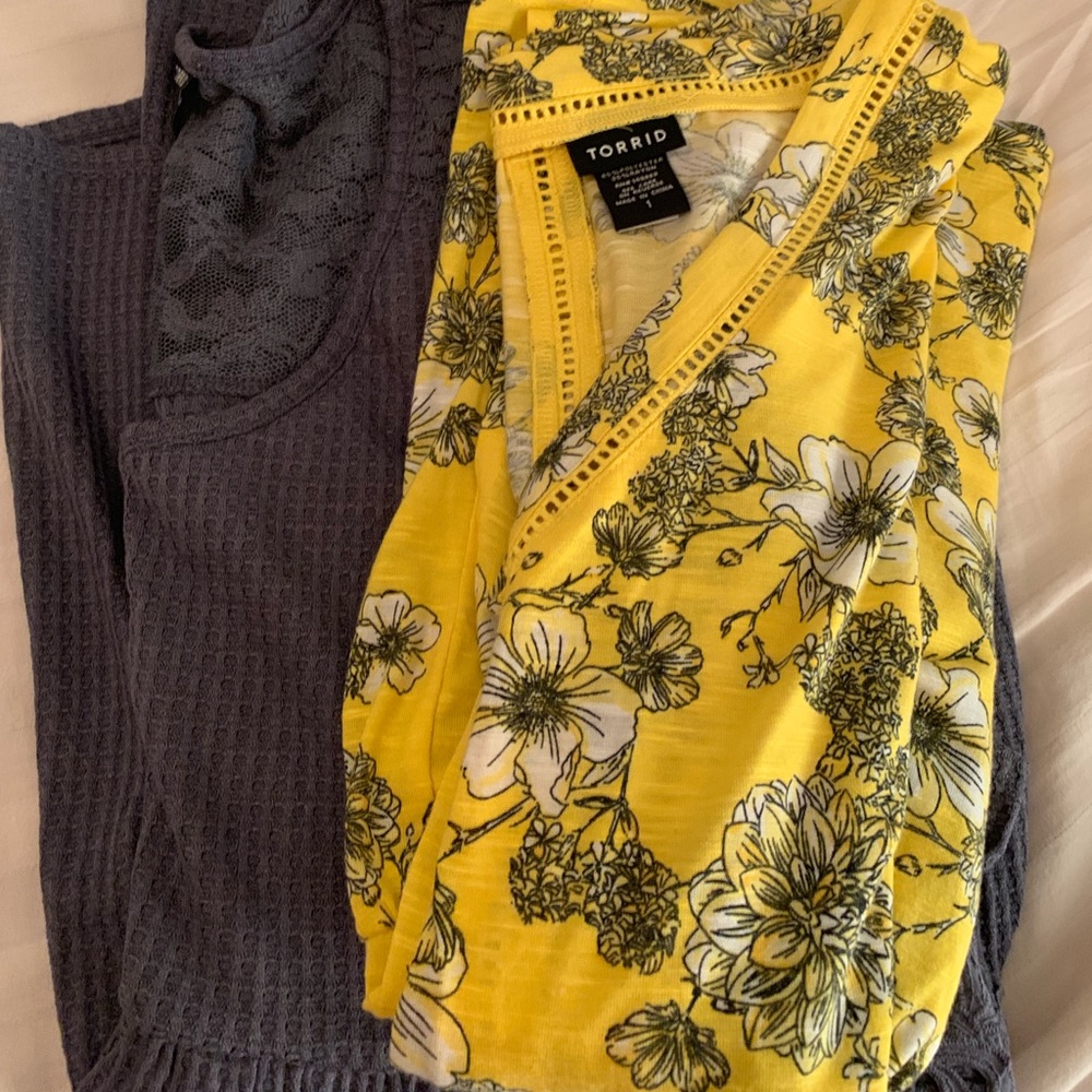 Bundle 1- Two Torrid size tops.